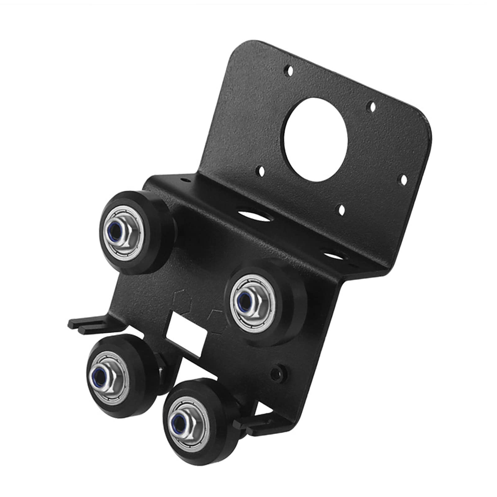 Upgrade Short-Stroke Extrusion Back Support Plate Extruding Backplate with Pulley Compatible with Ender-3 / Ender-3 S/CR 10 3D Printers Rokie