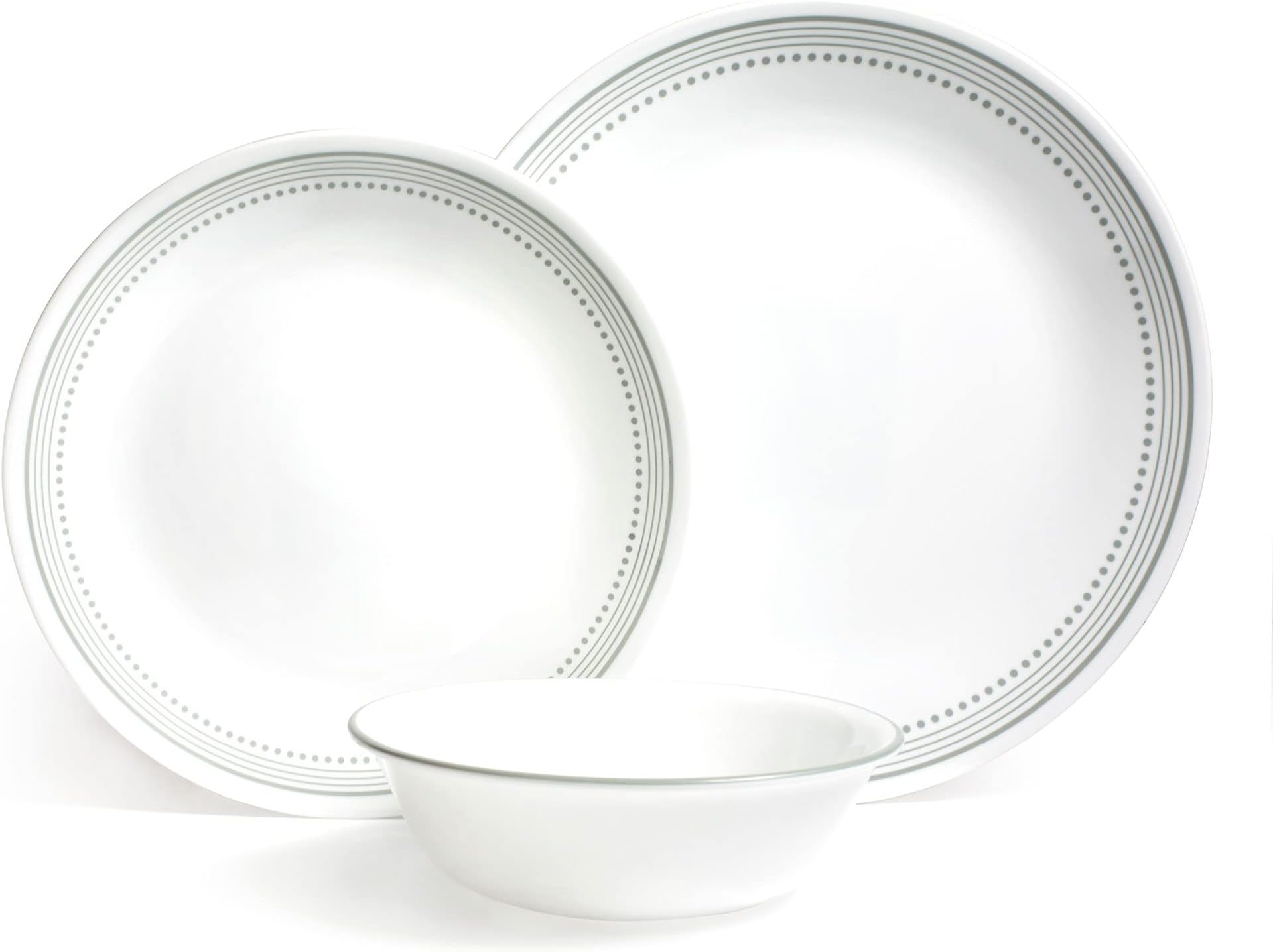 Dinnerware Set (12pc Set, Mystic Gray)