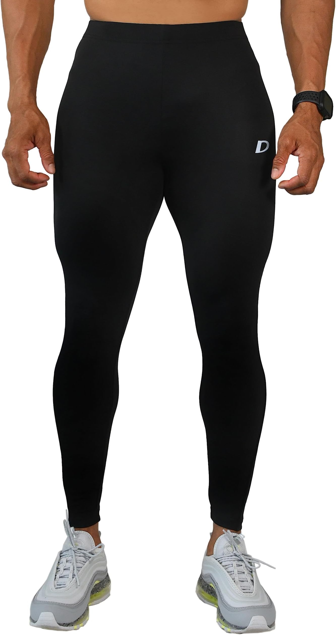 Fitness Skinny Fit Leggings Compression Long Tights Skins, Base Layer for Gym, Running, Swimming, Cricket, Cycling, Yoga, Basketball, Tennis, Badminton for Men & Boys