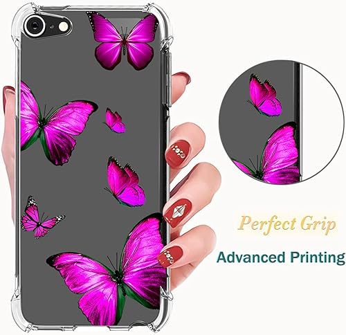Miniatura 6 de Funda para iPod Touch 7, iPod Touch 6, iPod Touch 5, funda transparente para niñas y mujeres, TPU suave a prueba de golpes, funda protectora