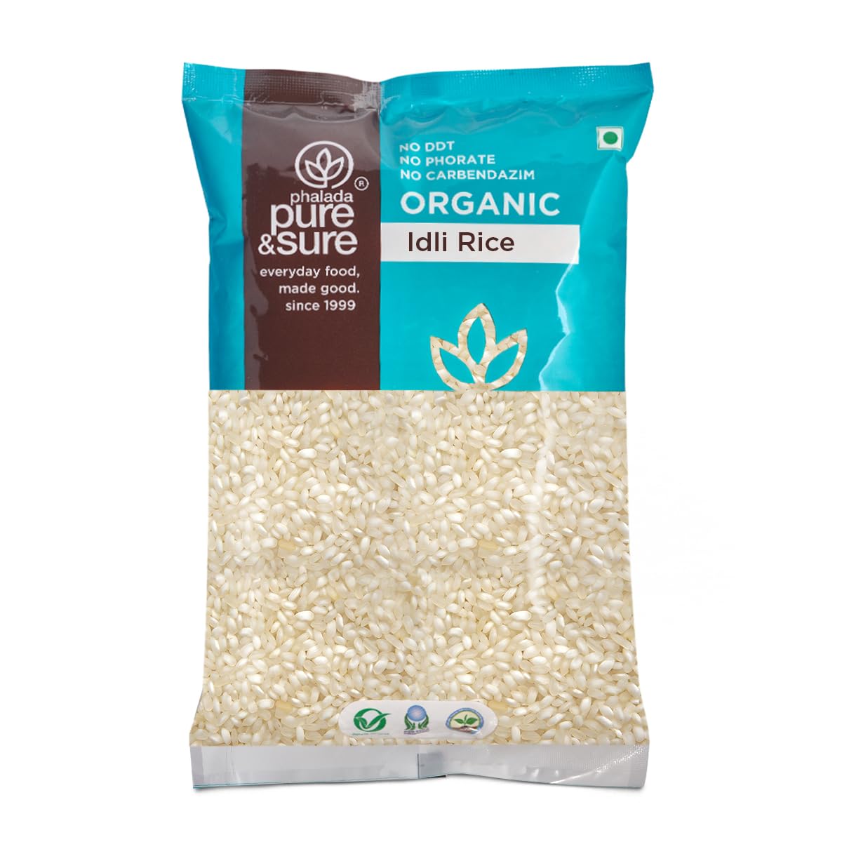 Pure & Sure Organic Idli Rice | Indian Organic Food | Rich in Fiber, Gluten Free Rice, Non GMO, No Preservative | 1kg (B09BG55J3Z) Amazon Price History, Amazon Price Tracker