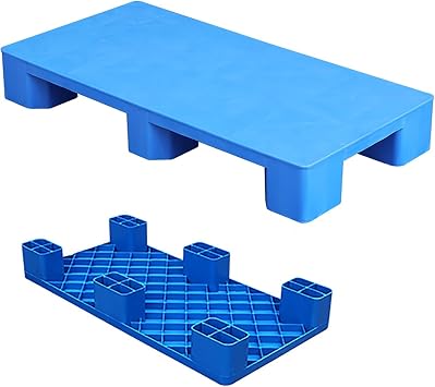 Plastic Pallets for Basement Storage Lightweight Moisture-Proof Floor Waterproof Storage for Garage Supermarket Outdoor100x50x14cm/39x19x5.5"