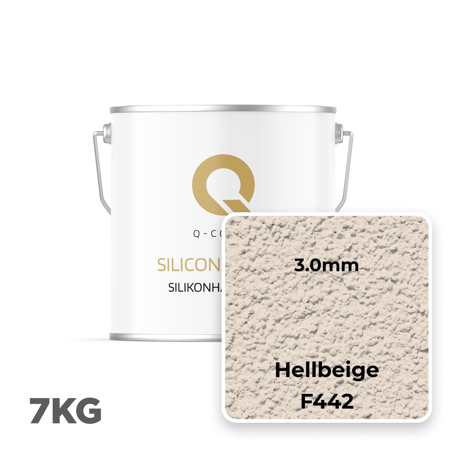Intonaco In Resina Siliconica Beige Chiaro F442 7kg 3mm