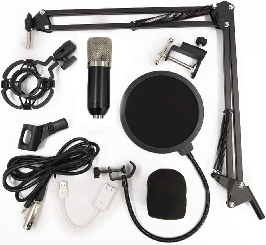 マイク コンデンサーマイク 単一指向性 マイクスタンド アームスタンド