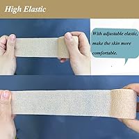 Vista 3 de Vendaje Autoadhesivo, Cinta Atlética de 2 Pulgadas Transpirable Elástica Marrón Vendajes Cohesivos, Cinta Deportiva Veterinaria para Primeros