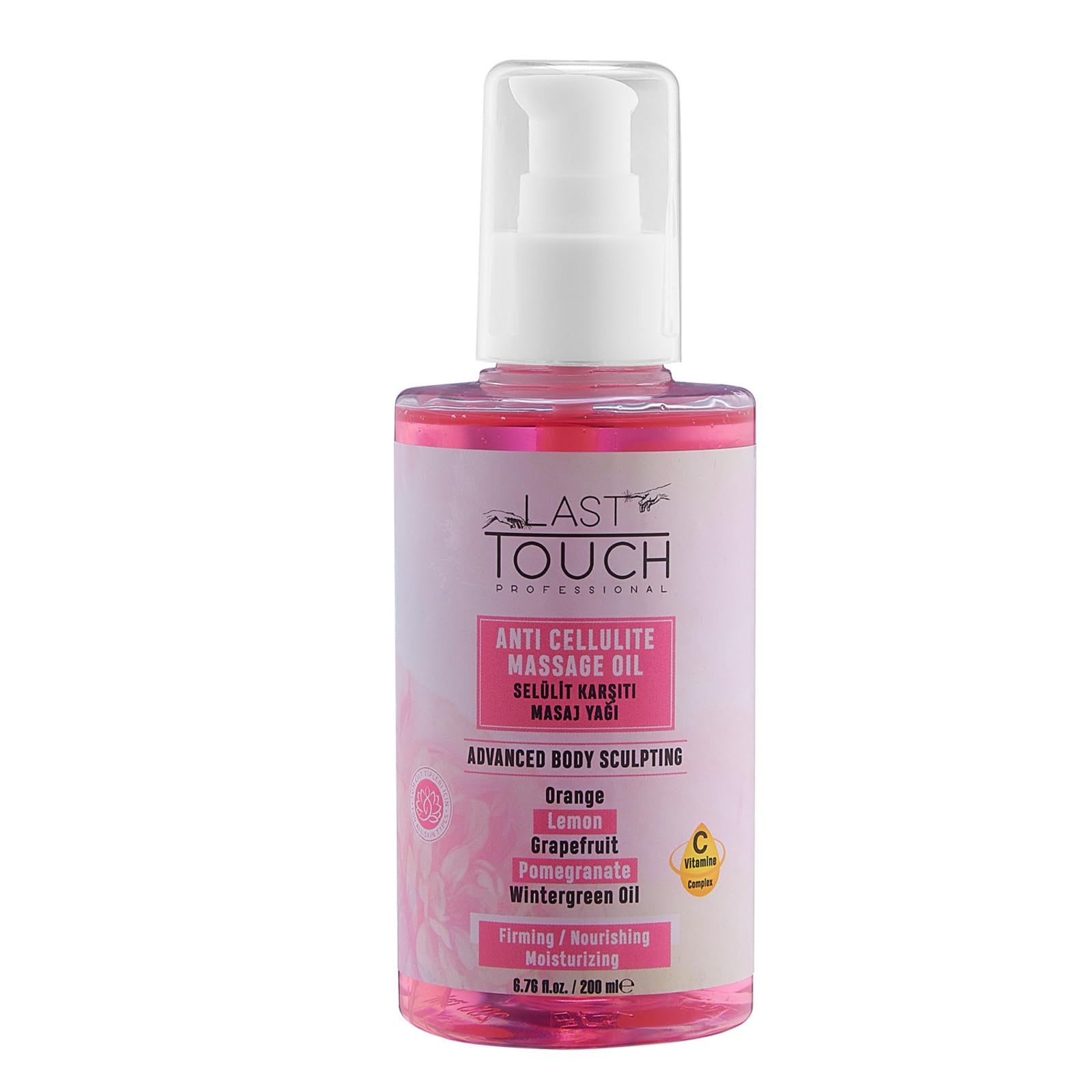 LAST TOUCH Selülit Karşıtı Masaj Yağı 200 ML C Vitamin Complex