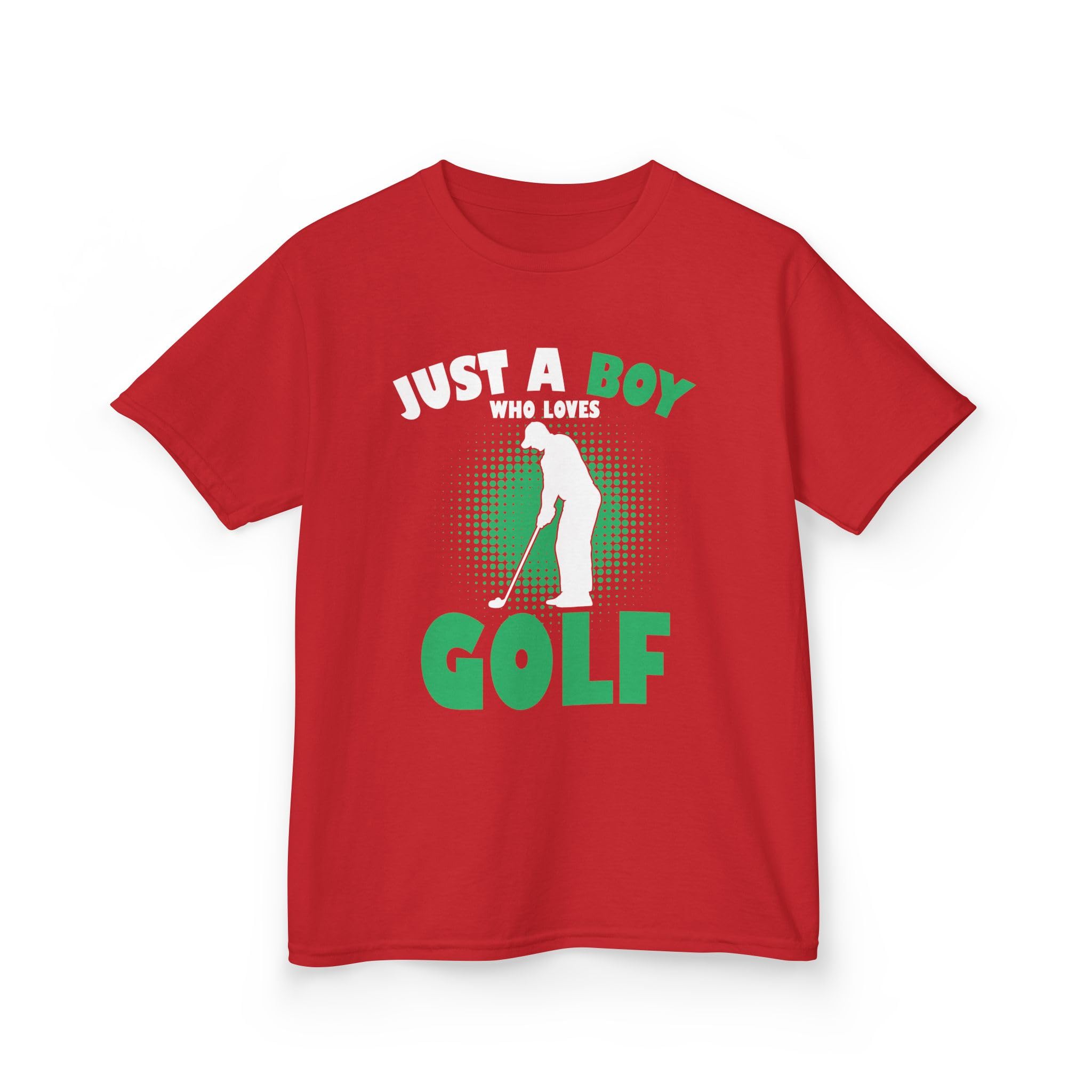 Golf Shirt, Just a Boy Who Loves Golf Golfing Sports Lovers Tee Gifts