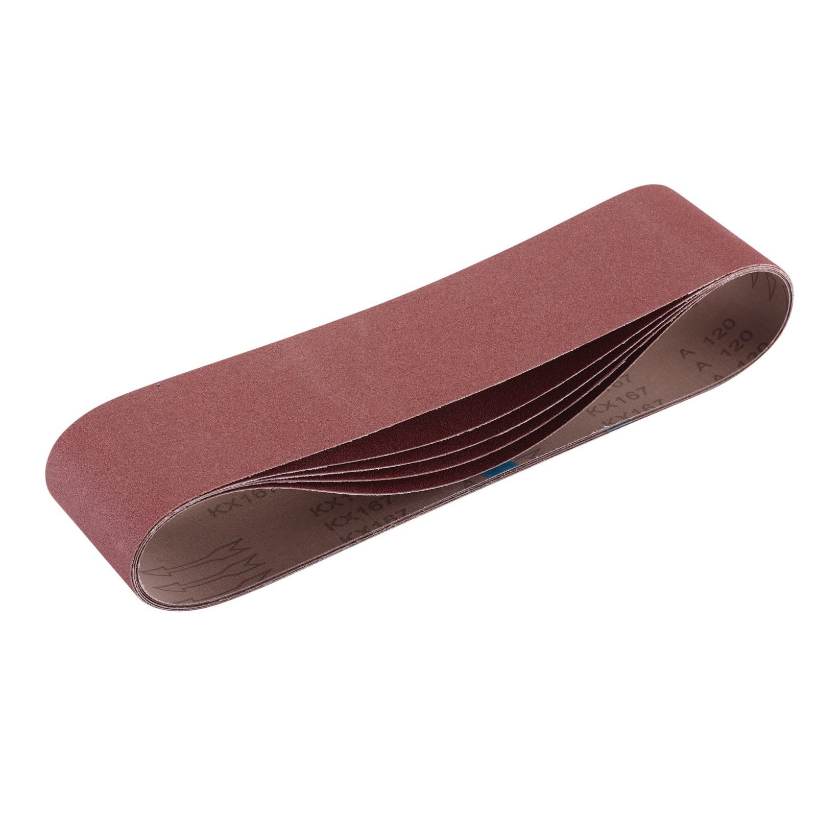 Draper09271 Cloth Sanding Belt, 100 x 915mm, 120 Grit (Pack of 5)