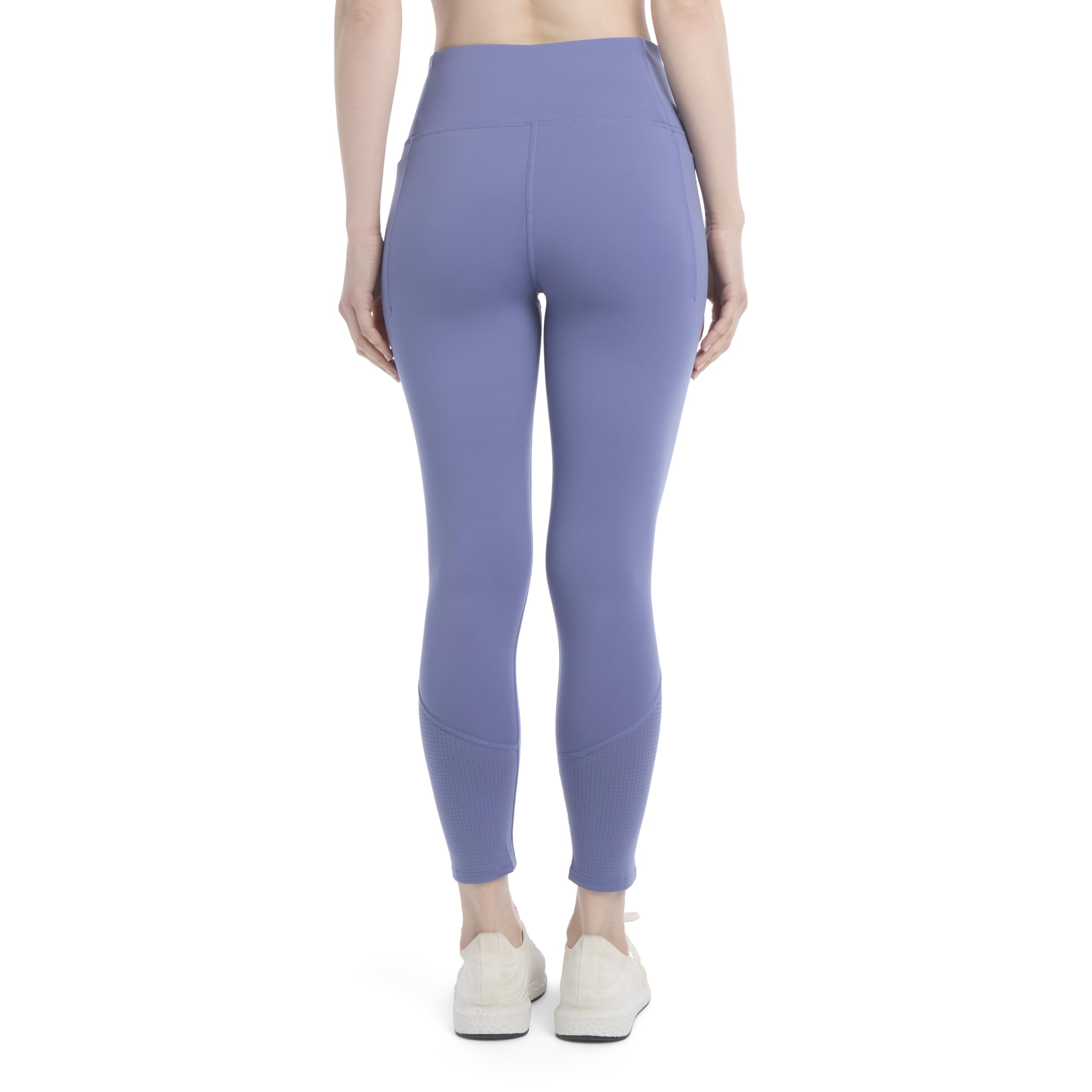 Jockey High Waist Mesh Trim Crop Active Leggings - Leginsy Kobiety