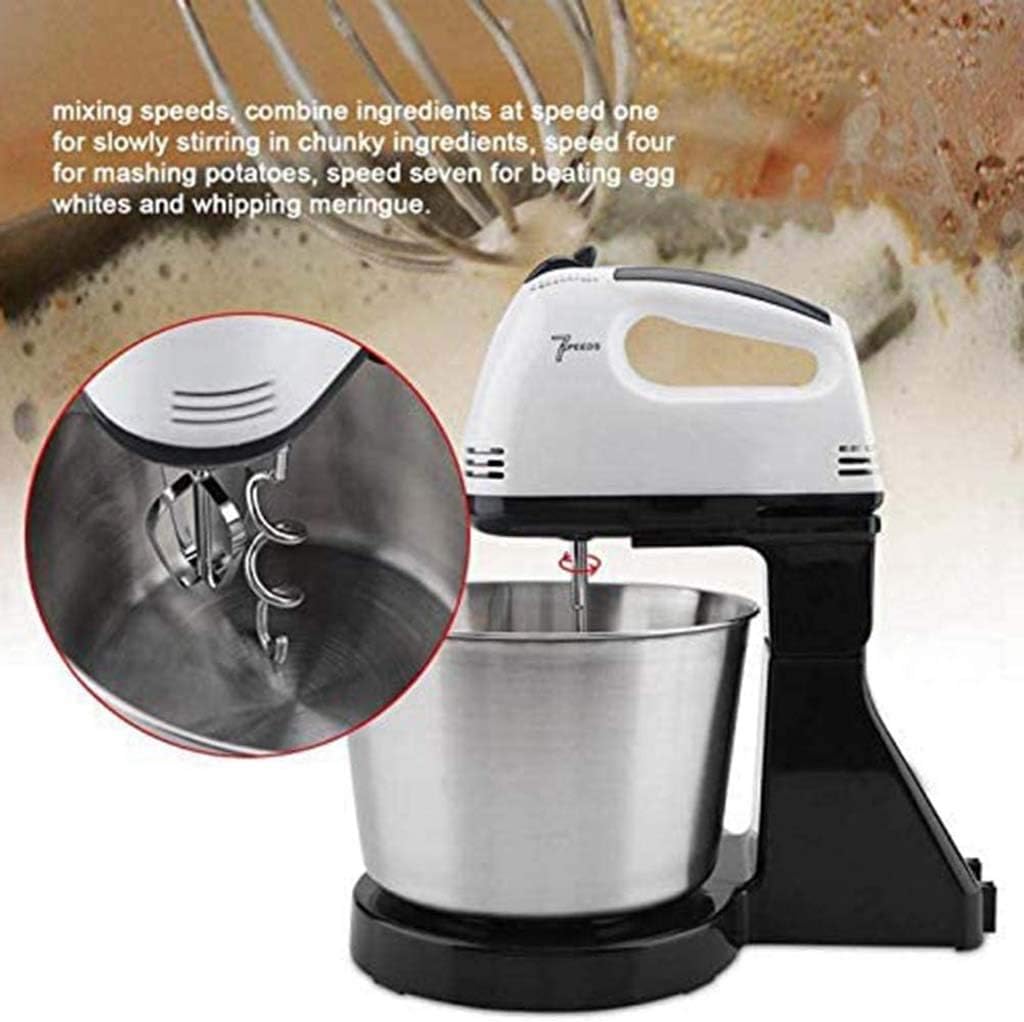 Egg Beater, 7-Speed Electric Hand Mixer, Portable Kitchen Hand Mixer, Immersion Mixer for Food Mixing, Especially Practical