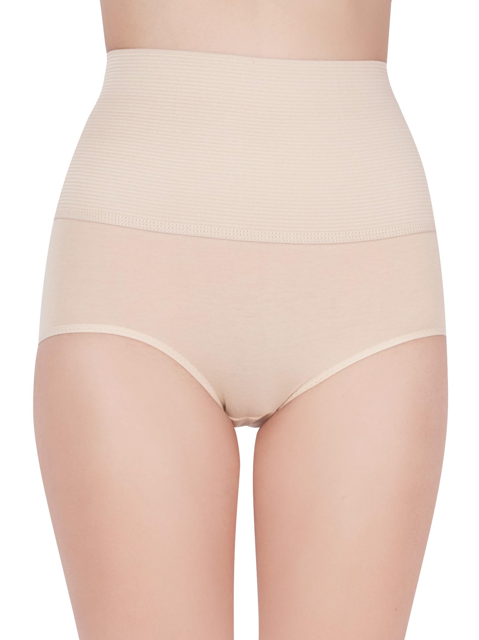 Women's Cotton High Waist Tummy Tucker Panty for Postpartum | Post Pregnancy Support Tummy Shaping & Trimming Briefs, Size M to XXL