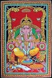 DIYANA IMPEX Lord Ganesh 43" X 30" Tapestry (Multi 1)