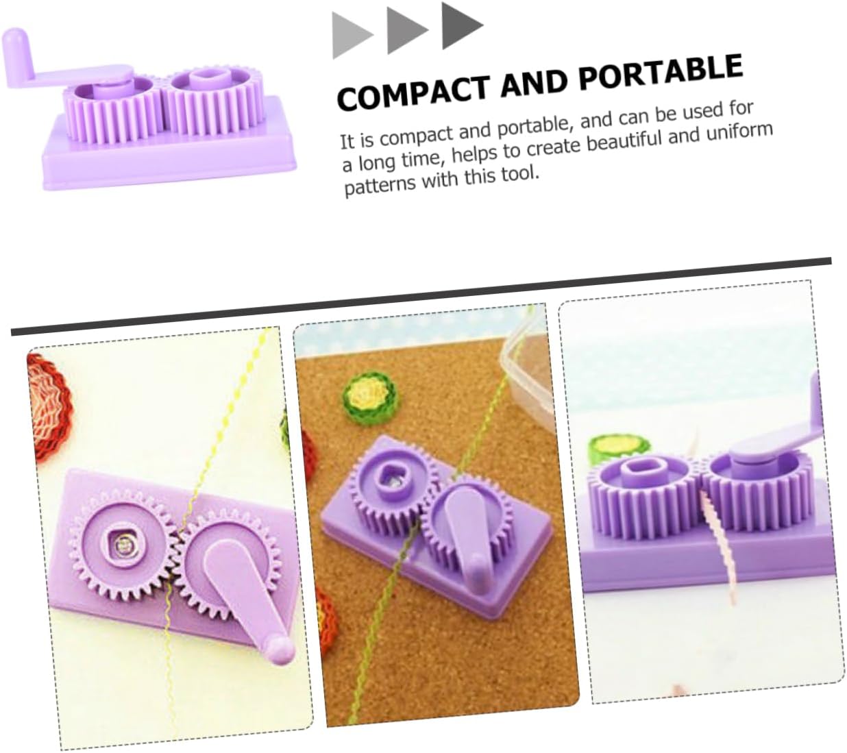 KOCKSHION Paper Quilling Crimper Tool Wave Shaper for Crafts for Quilling Supplies Art Projects Essential Tool for Beginners and Enthusiasts