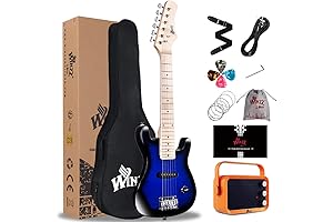 WINZZ EGM100 30 Inches Entry Level Electric Guitar for Kids Ages 9-12
