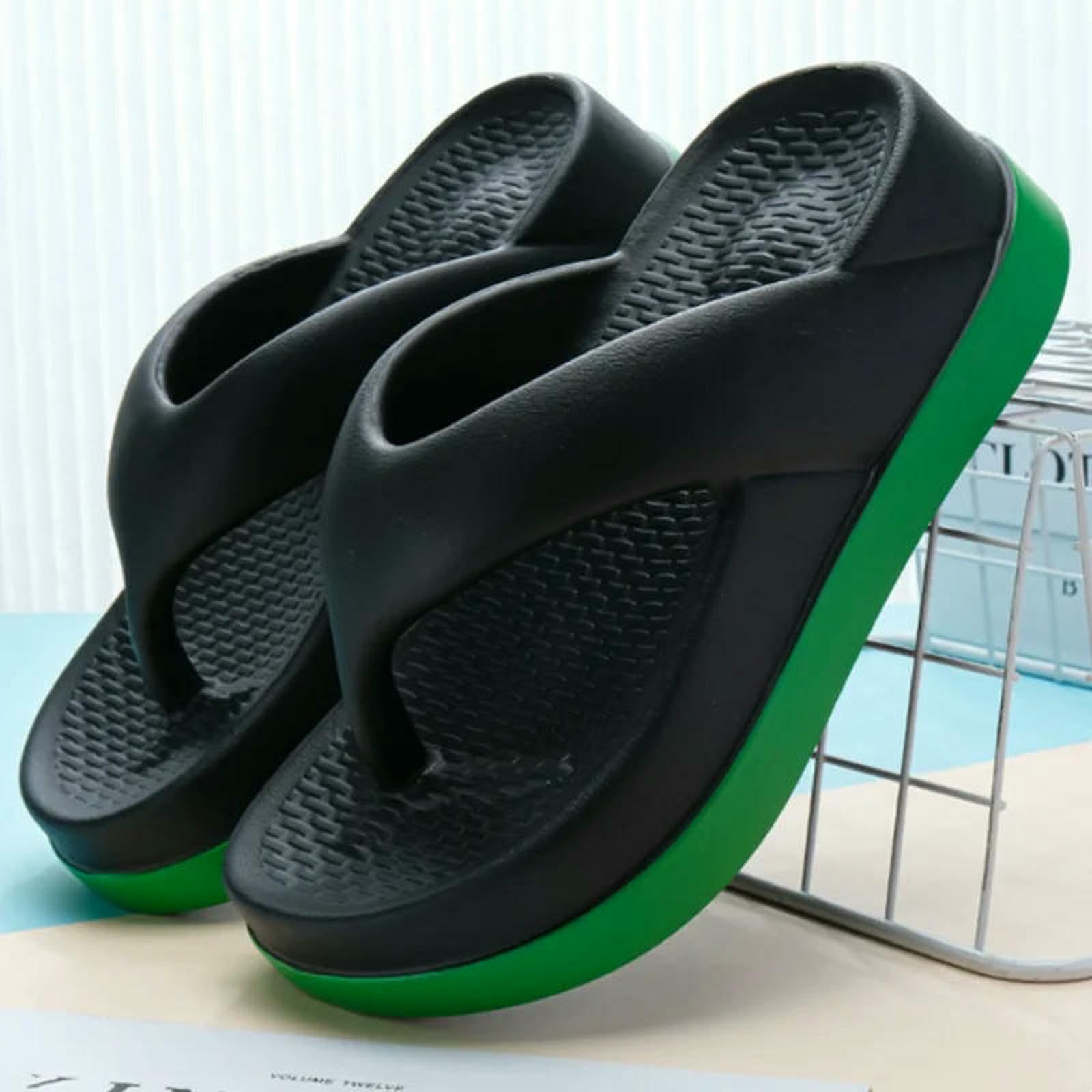 Klapki damskie damskie popularne buty trend na co dzień sandały na platformie antypoślizgowe kapcie na zewnątrz unikalne cechy płaskie