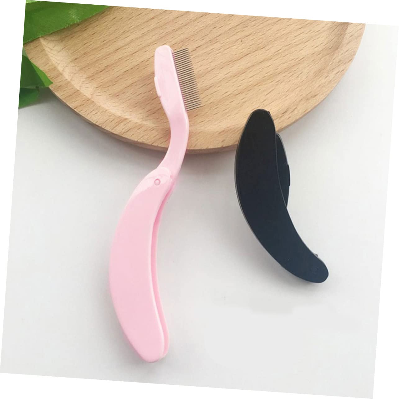 3 Set Di Kit Per La Delle Sopracciglia Con Finitura Naturale Pettine Pieghevole in Acciaio Inossidabile Spazzola Per Sopracciglia Strumento Per Il Trucco Per Il Contorno 6 Pezzi*3