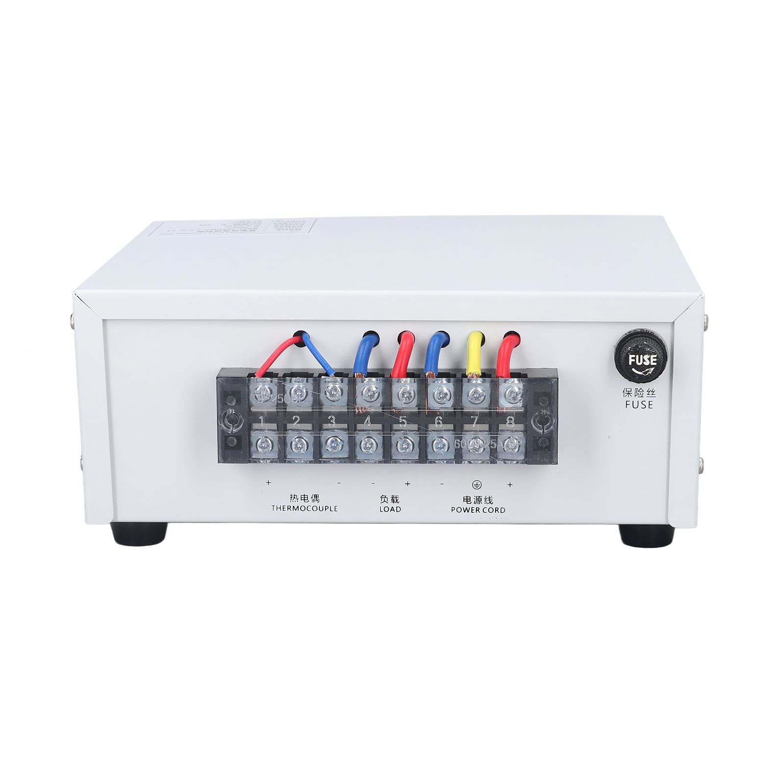 Cocoarm Kit de Controlador de Temperatura PID, Caja de Control de Temperatura Digital de Acero Inoxidable CA 220 V 32 a 752 °F K Salida SSR de Termopar para Plataforma de Calentamiento de Molde de