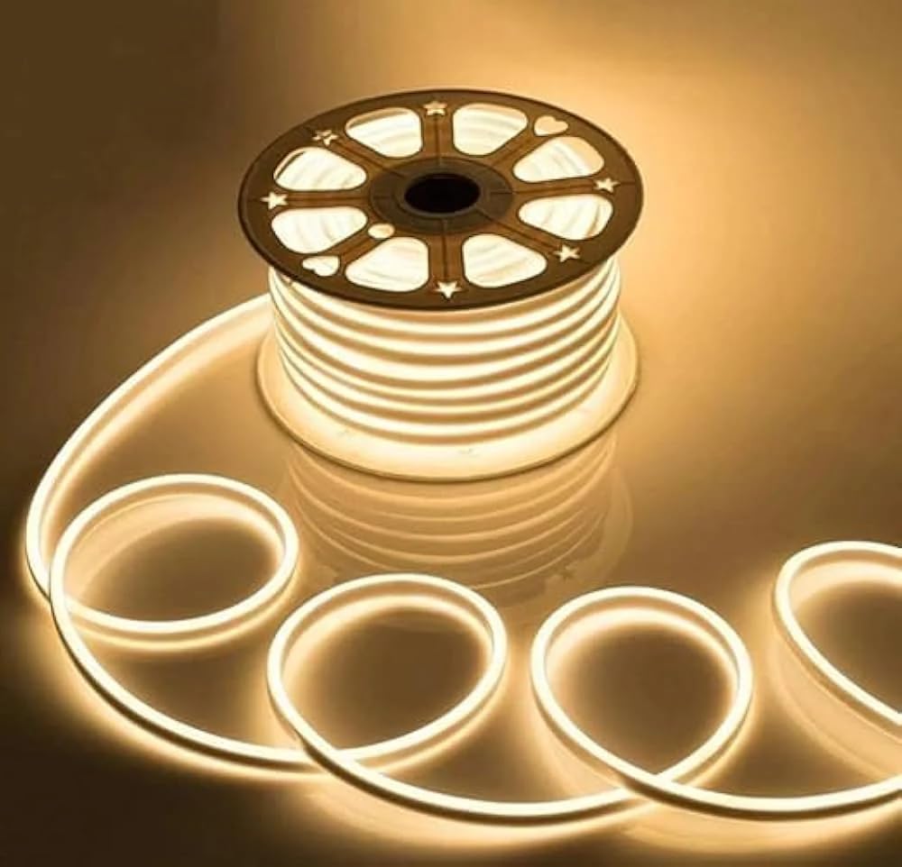 Philips 9w Neon Rope Light 120 LEDs | Flexible Decorative Rope Lighting for Home, Hall, Bedroom & Outdoor Events | Energy-Efficient LED Light | Warm White, Pack of 1-image-47