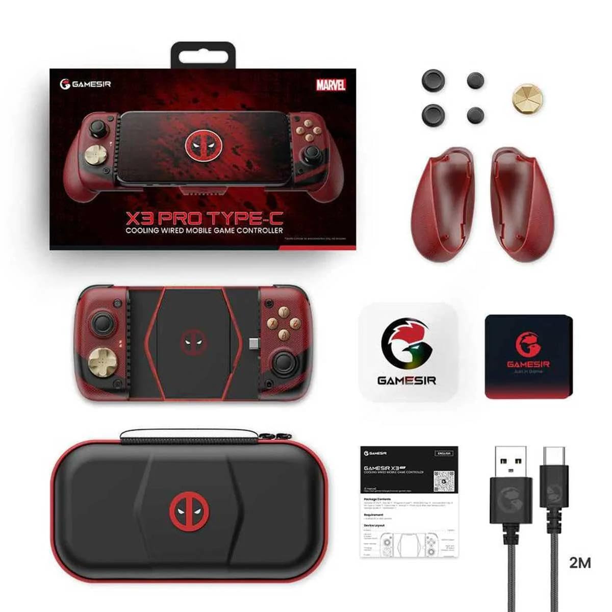 Gamesir X3 Pro Type-C Mobil Controller Soğutuculu, Taşıma Çantası