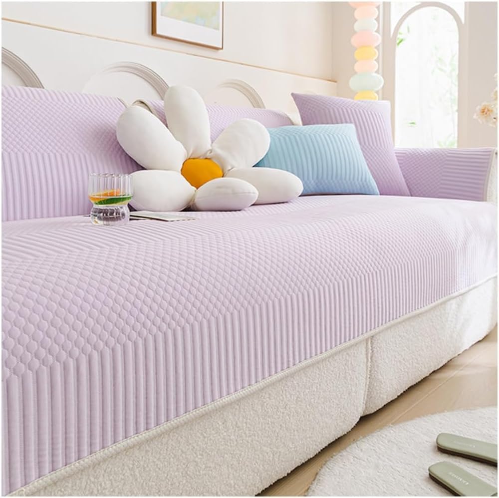 JvFbjLF Modern Stylish Protective Cover Suitable For Modular Sofa (90 × 320 Cm / 35.4 × 126.0 Inches)