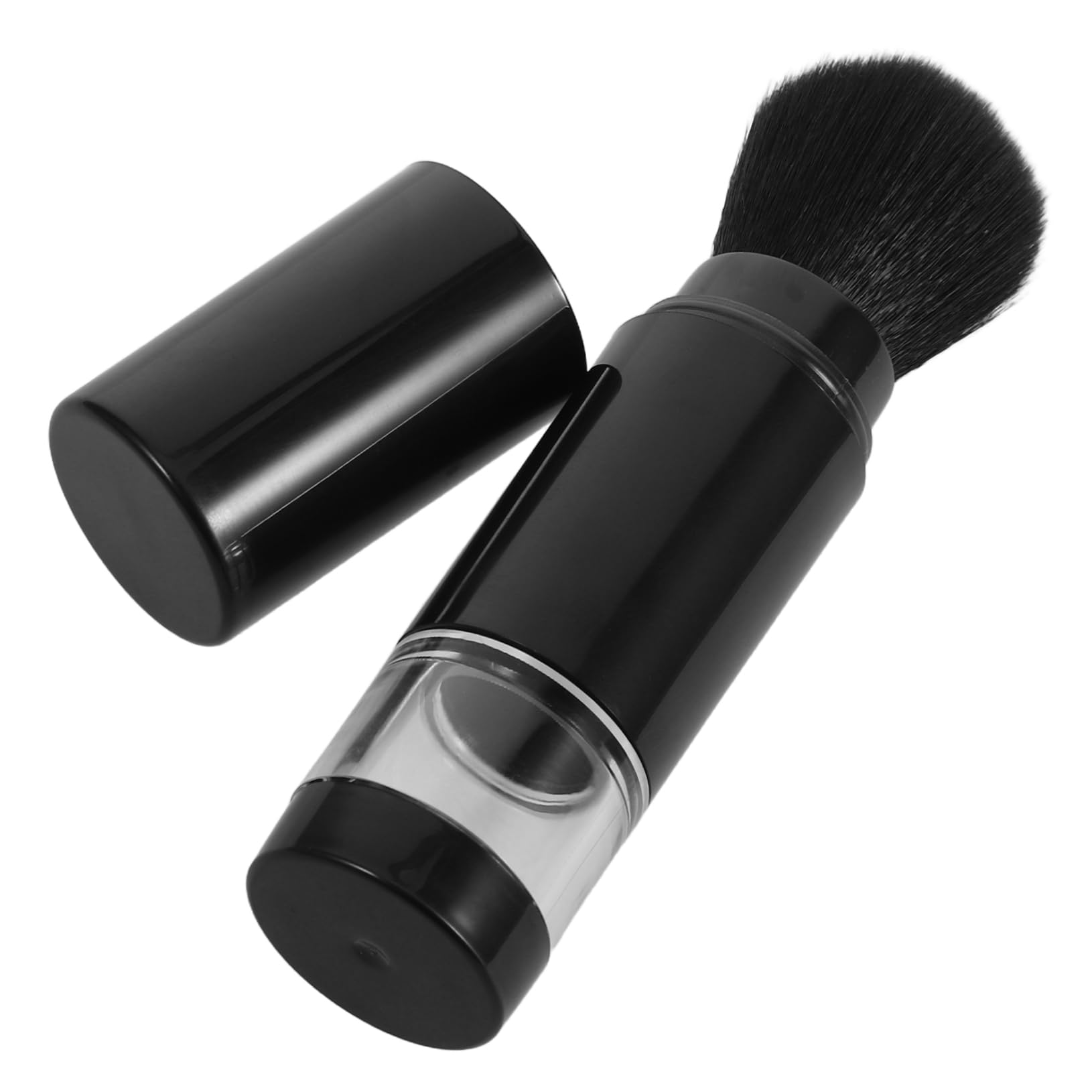 Healeved Face Blush Brush Mist Spray Bottle Refillable Powder Brush Cover for Quick Makeup Touchups