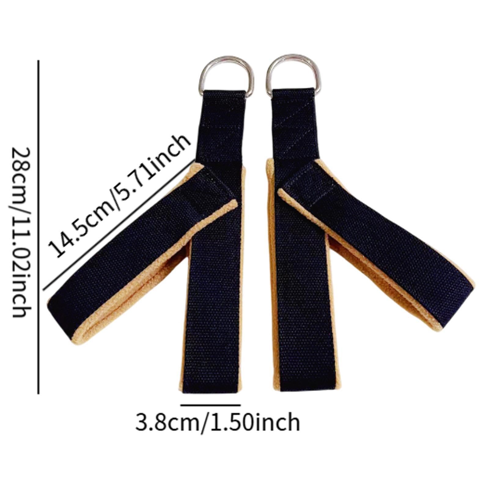 2 Pezzi Banda Esercizio Y Cinghia Cotone Acciaio Accessori Fitness Resistenza Stretching per Allenamento Casa per Donna Uomo
