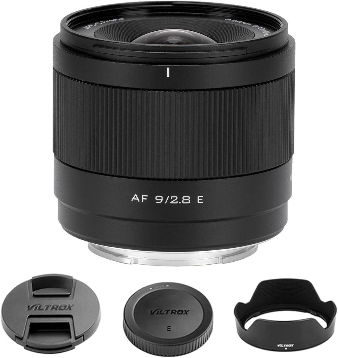 VILTROX AF 9mm F2.8 E, AF 9/2.8 APS-C Auto Focus Lens for Sony, Compatible with Sony E-Mount Cameras A5000 A6000 A6100 A6300 A6400 A6500 A6600 NEX-3 NEX-3N