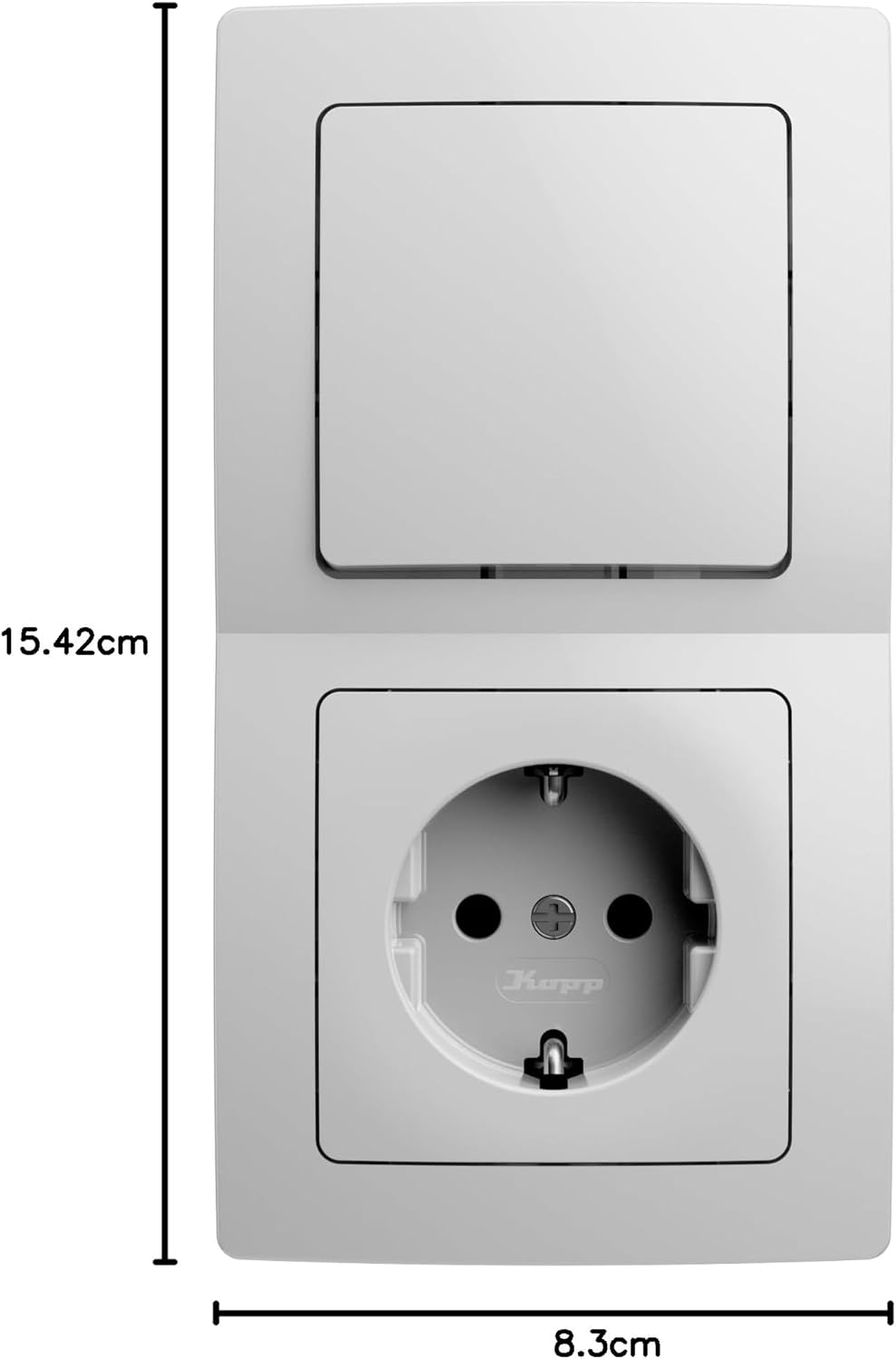 Kopp 402502018 Paris Professional Pack: 5 Socket Frames, Double