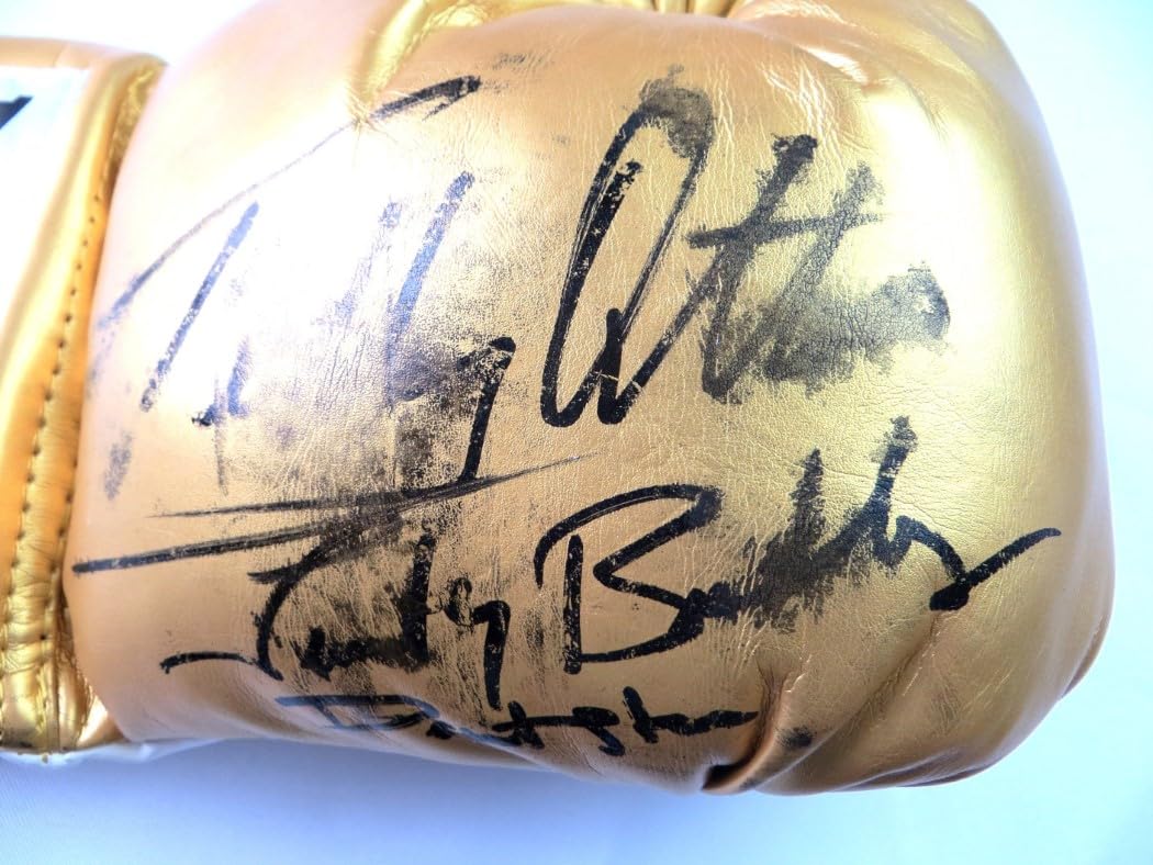 Teddy Atlas Timothy Bradley Dual Signed Autographed Boxing Glove