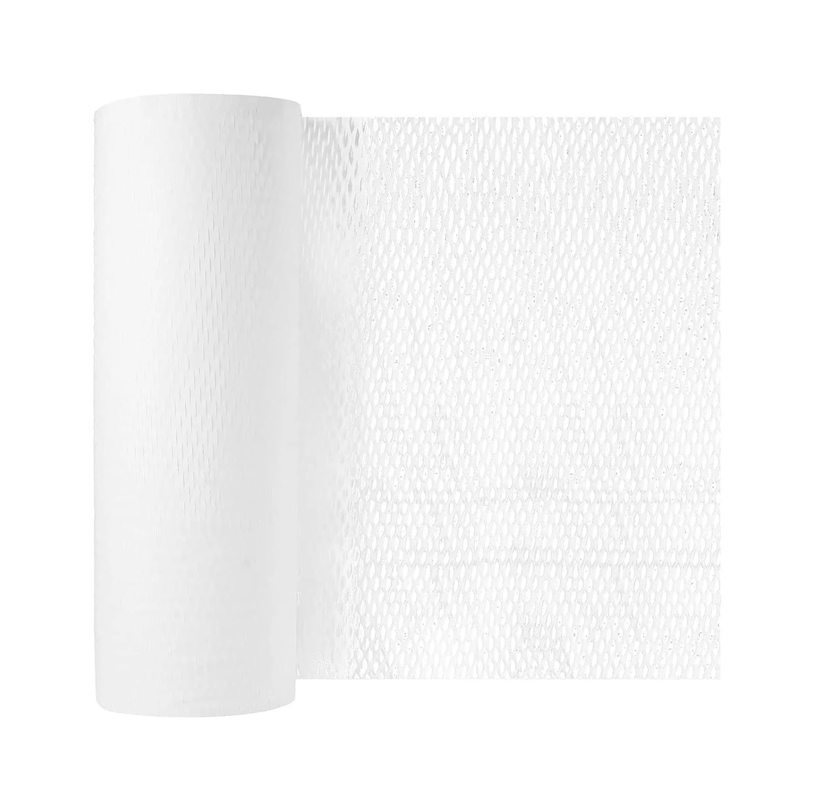 Rotolo di imballaggio in carta a nido d'ape | Multicolor 30/38/50 cm x 2/5/10 m for confezioni regalo Spedizione in trasloco: Alternativa al pluriball(White,W38cm X L10m)