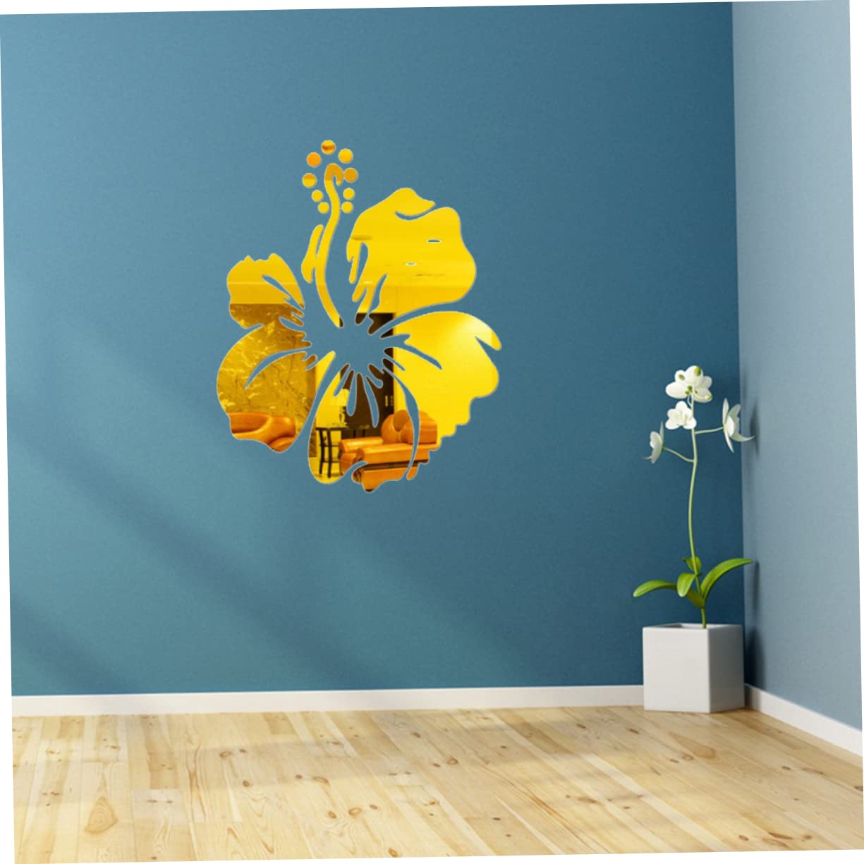 Lot De 18 Autocollants Muraux Miroir En Acrylique, DIY Art Deco Pour Decoration Fond Chambre Ou Salle De Bain 91925951