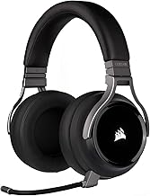 Corsair Virtuoso RGB Wireless Gaming Headset - High-Fidelity 7.1 Surround Sound - Memory Foam Earcups - 20 Hour Battery Life - Carbon (Renewed)