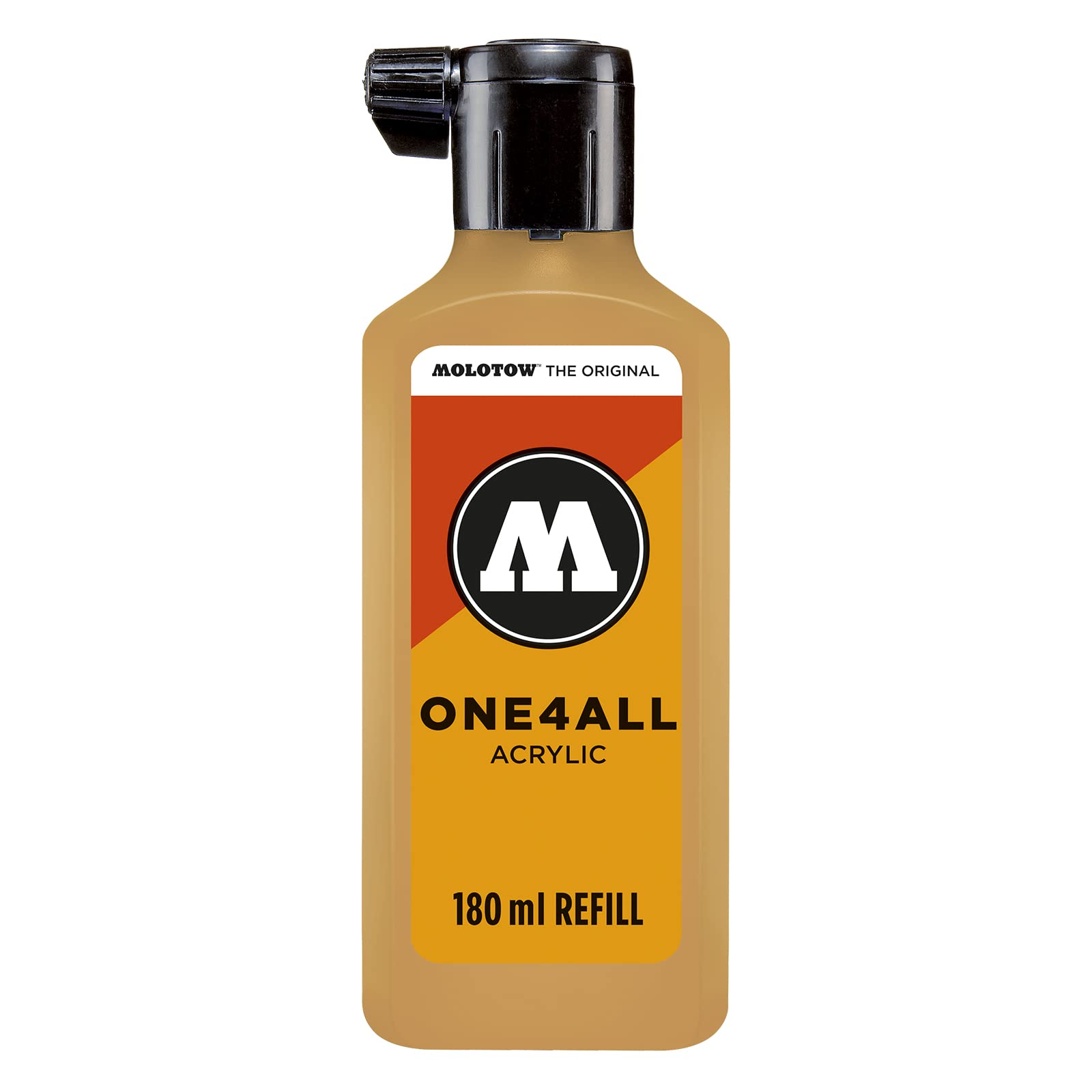 MOLOTOW ONE4ALL Acrylic Paint Refill ONE4ALL Paint Marker, Ochre Brown Light, 180ml Bottle, 1 Each (692.208)
