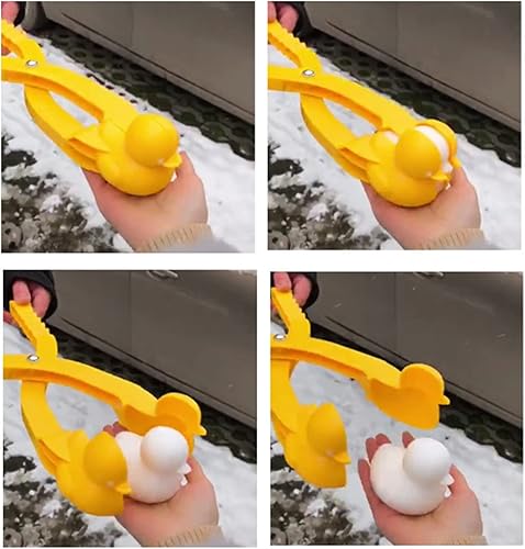 Miniatura 8 de D-GROEE 2 clips de bolas de nieve de invierno, pequeños clips de nieve de invierno, herramienta de fabricación de bolas de nieve, clip de