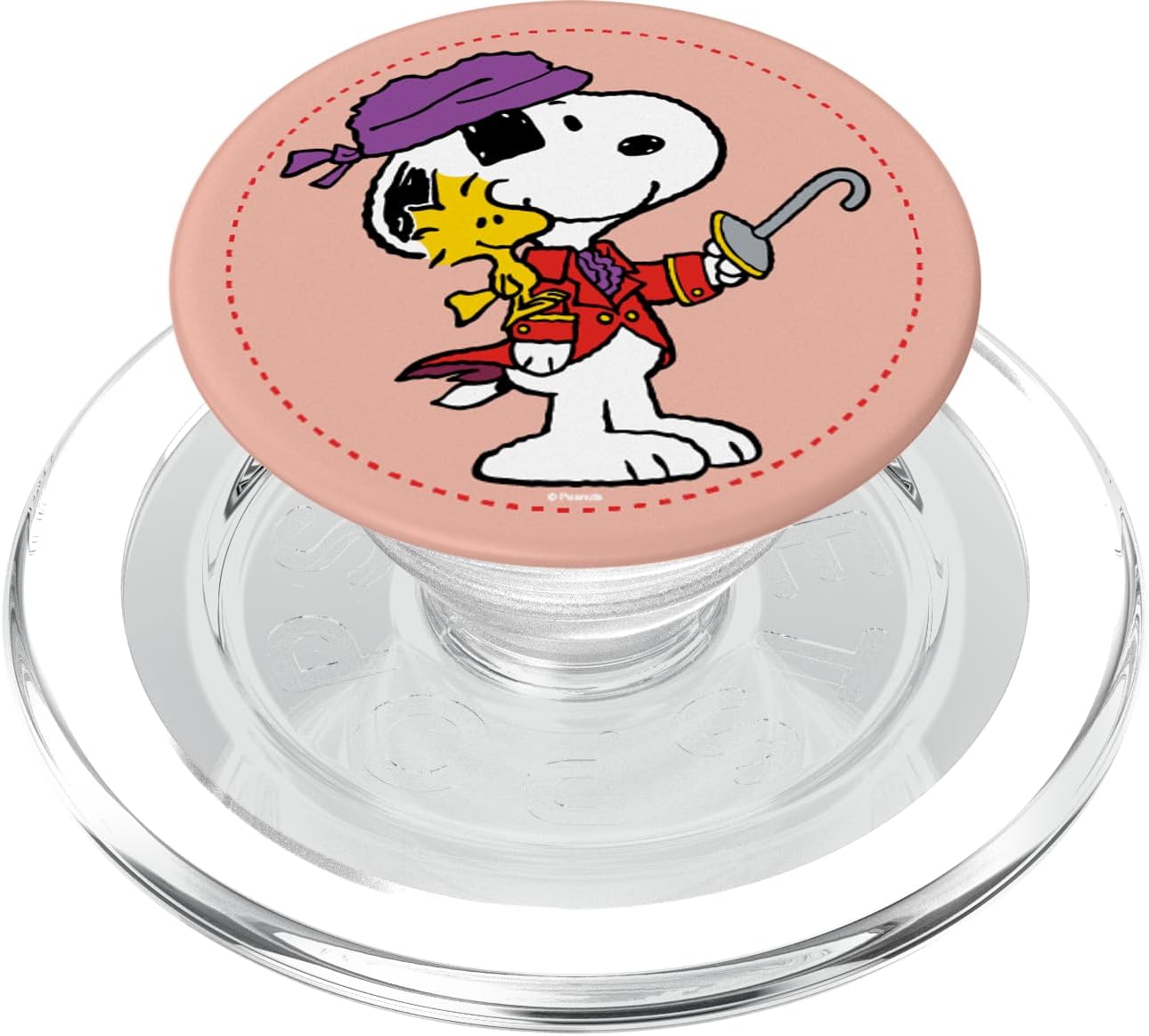 Peanuts Ahoy Snoopy and Woodstock PopSockets PopWallet for MagSafe