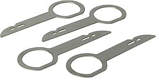 vhbw 4 x Radio Release Lever Compatible with Volkswagen Passat 3B/3BG B5 Car Radio Release Tool, 7 cm Long