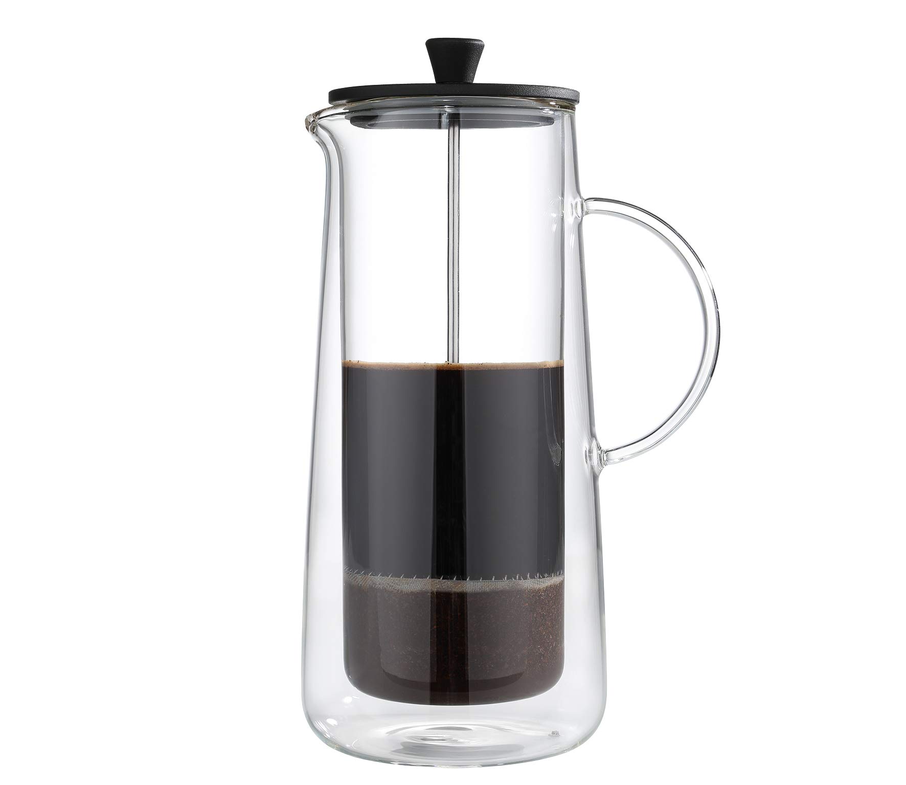 Zassenhaus KP0000045024 Aroma Press - Cafetera de goteo (cristal)