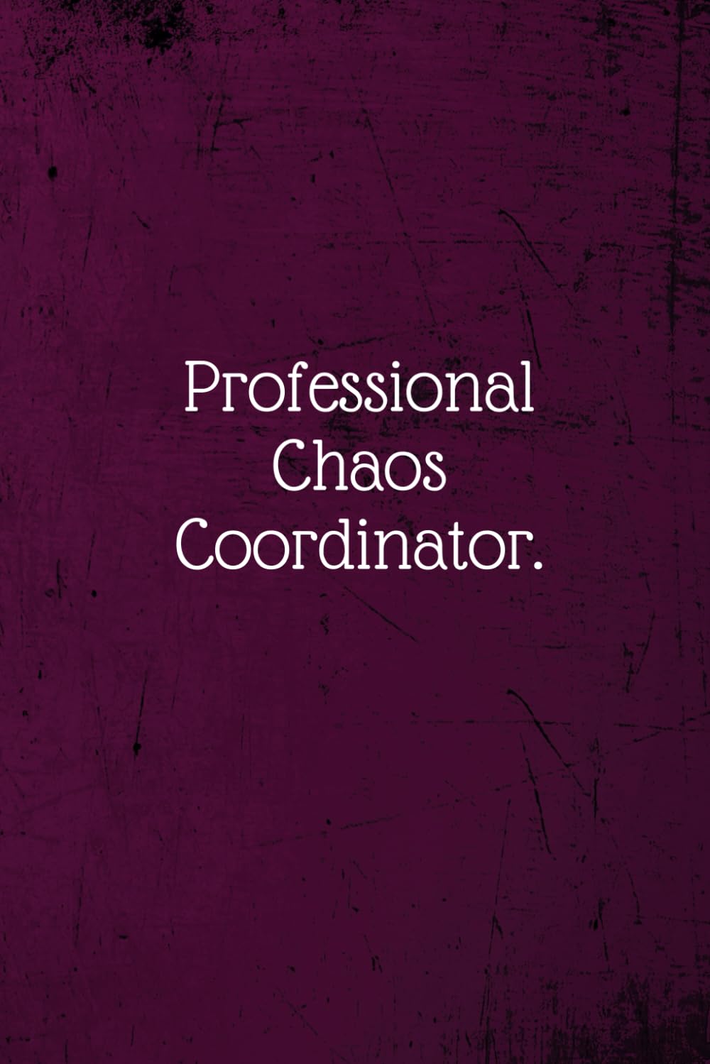 Professional Chaos Coordinator.: Coworker Notebook (Funny Office Journals)- Lined Blank Notebook Journal