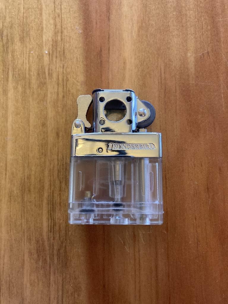 Thunderbird Butane 45 Degree Soft Flame Flip Top Pipe Lighter Insert