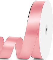 Vista 112 de Cinta de satén de 5/8" x 100 yardas - Cinta de seda naranja otoñal con carrete - Ideal para envolver regalos, ramos florales, manualidades