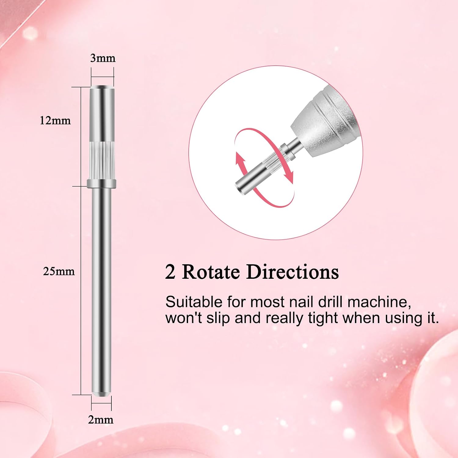 Cellentool 200 Pcs Nail Drill Bits Small Sanding Bands with 3.1mm Mandrel Bit, Mini Sanding Bands Nail File for Acrylic Gel Manicures and Pedicure (Purple, 240 Grit)