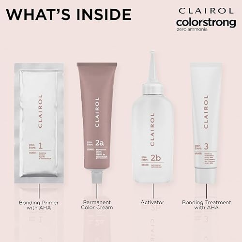 Miniatura 10 de Clairol ColorStrong - Tinte permanente para el cabello sin amoníaco, rubio ceniza extra claro 10.1, color para el cabello de Maldivas, paquete de 1