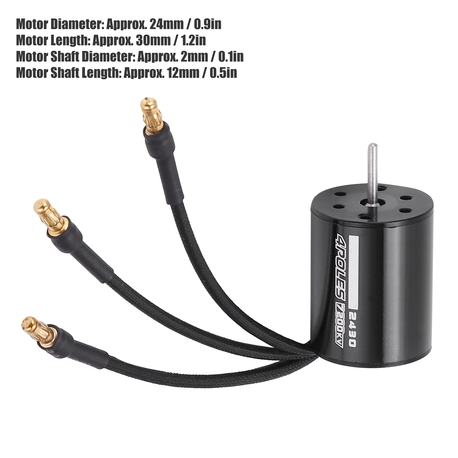 ホビーラジコンカー ブラシレスモーター搭載 Amazon | 2435 4800KV RCカーブラシレスモーターコンボには