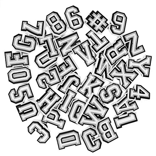 TANSWEET 37pcs Letters Numbers Shoe Charms for Clog Sandals Decoration Wristband Bracelet Party Christmas Gifts