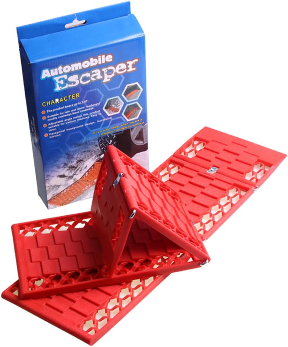 Car Plate Foldable Skid Plate Tire Non-Slip Mat for Snow Mud Skid Tires Snowboarding