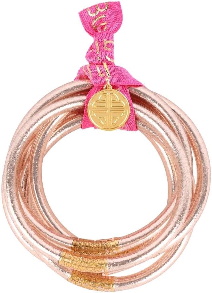 BuDhaGirl Champagne All Weather Bangles (AWB) - Serenity Prayer
