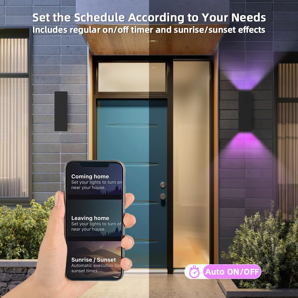 KIZON Smart Outdoor Wall Lights RGBCW Color Kenya Ubuy