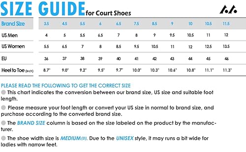 Condromly Women's Men's Light 20 Non-Marking Court Shoes (020 Blue, 41) #TOP6