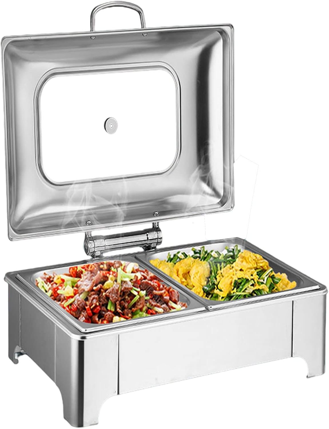 Stainless Steel Buffet Warmer Food Heaters 6L Electric Chafing Dishes