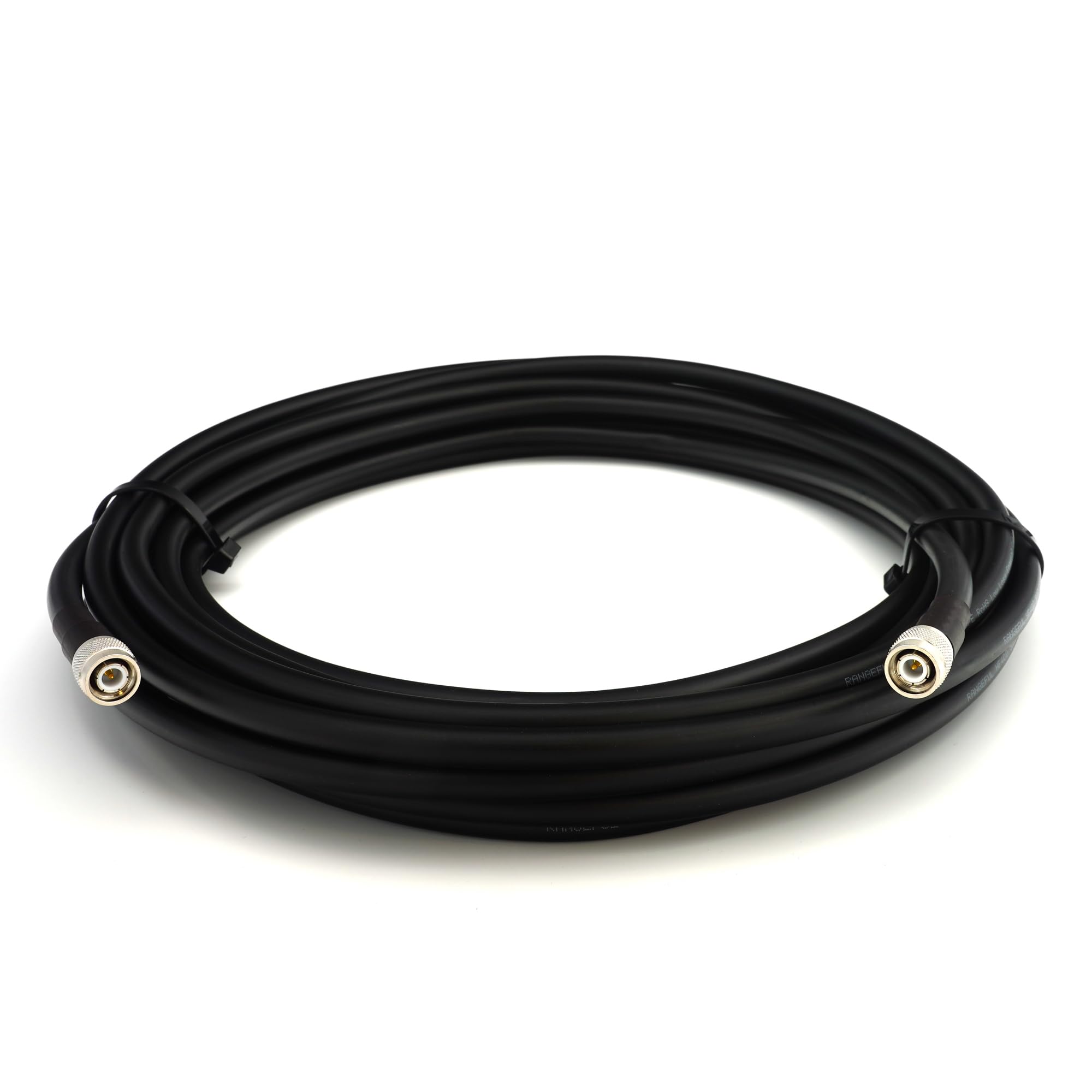 20m TNC maschio a TNC maschio Prolunga coassiale flessibile HF400 interamente in rame da 50 Ohm (equivalente a LMR400 UF UltraFlex) — per antenna RF/radio HAM/CB/wireless